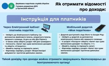 Як отримати відомості про доходи?