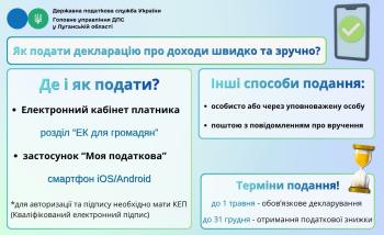Як подати декларацію про доходи швидко та зручно?